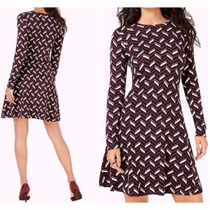 Michael Kors Chevron Sweater Dress S EUC